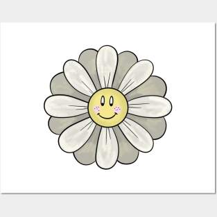 Smiley Flower Posters and Art